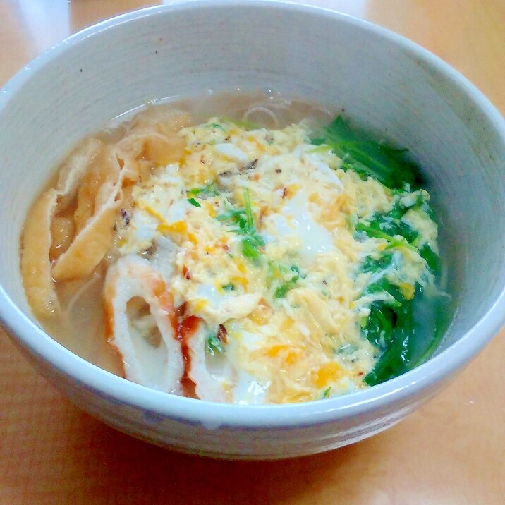 卵とじにゅうめん